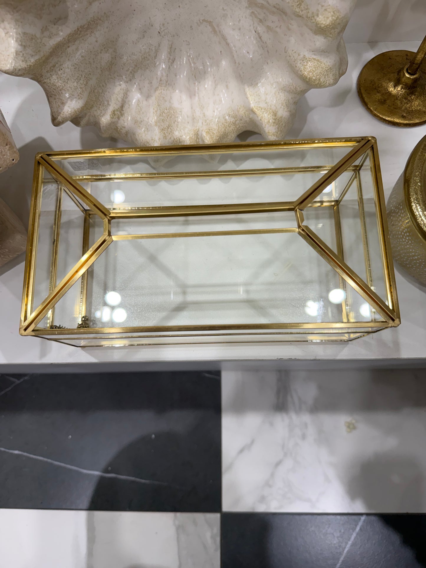 Luxe Glass Tissue Box