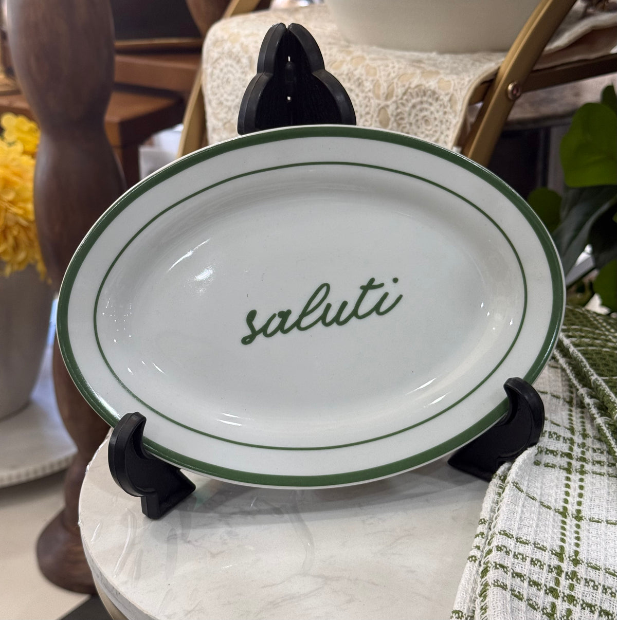 Saluti Oval Serving Bowl