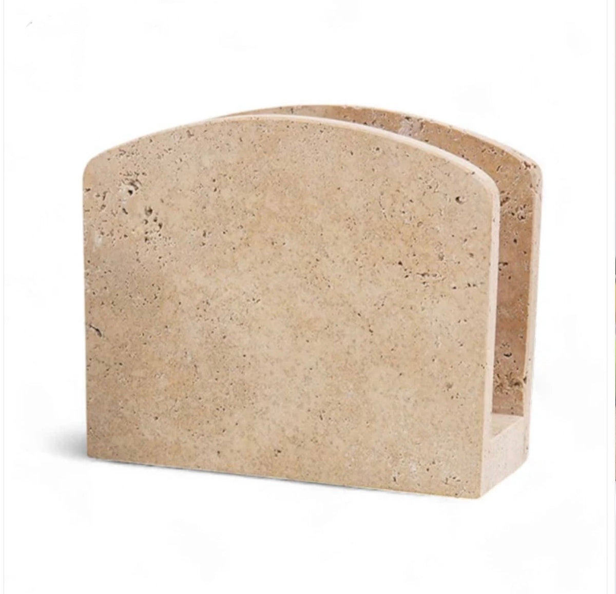 Travatine Napkin Holder