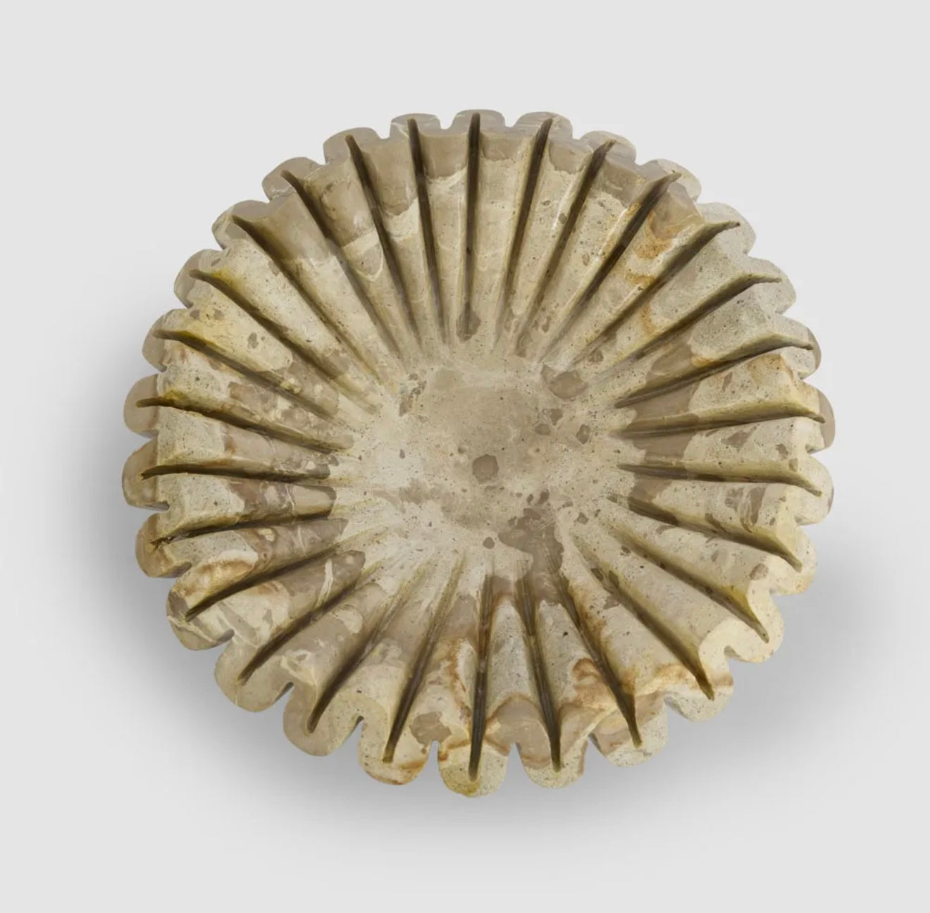 Butterscotch Wave Marble Bowl