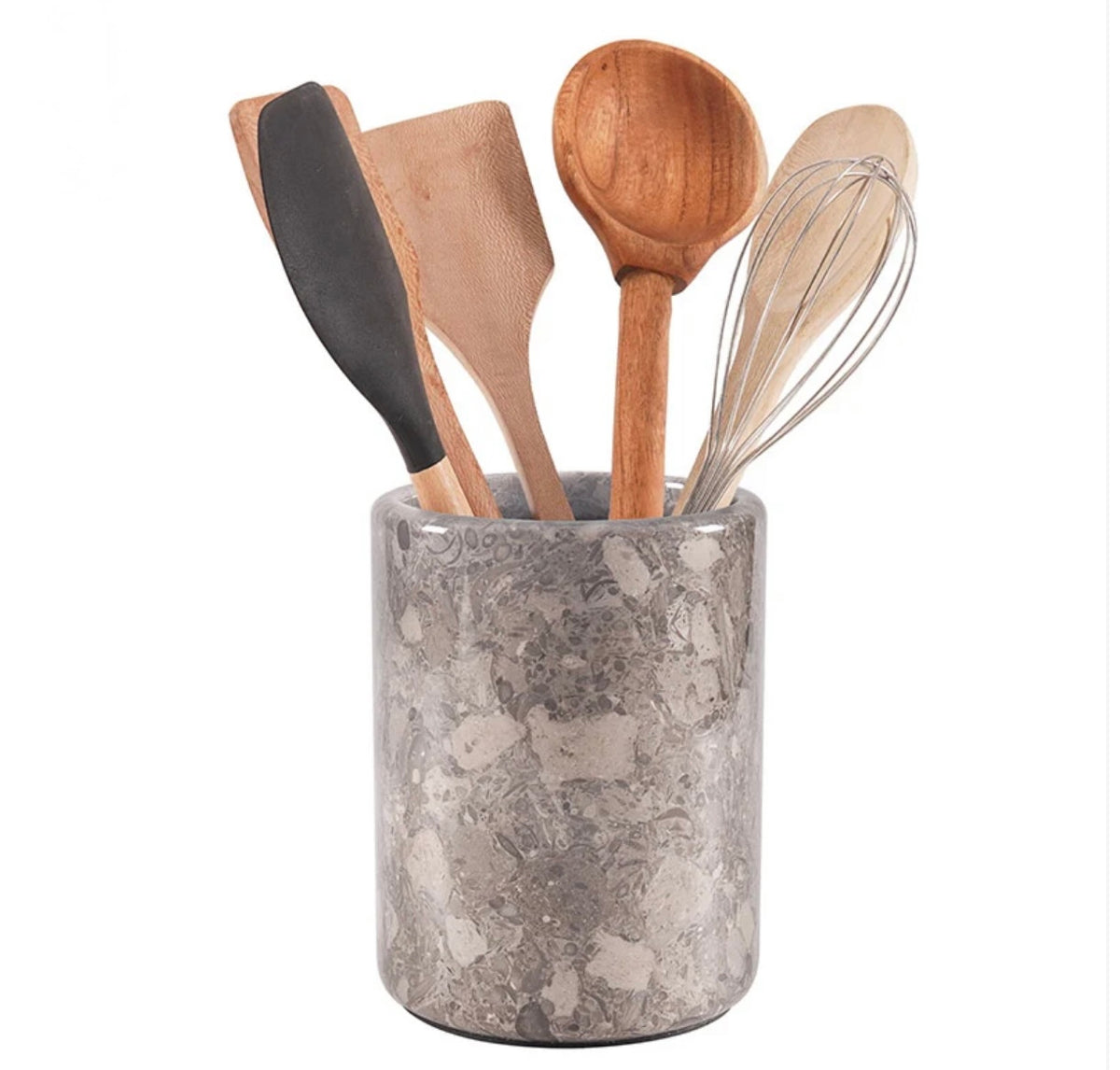 Oceanic Marble Utensil Holder