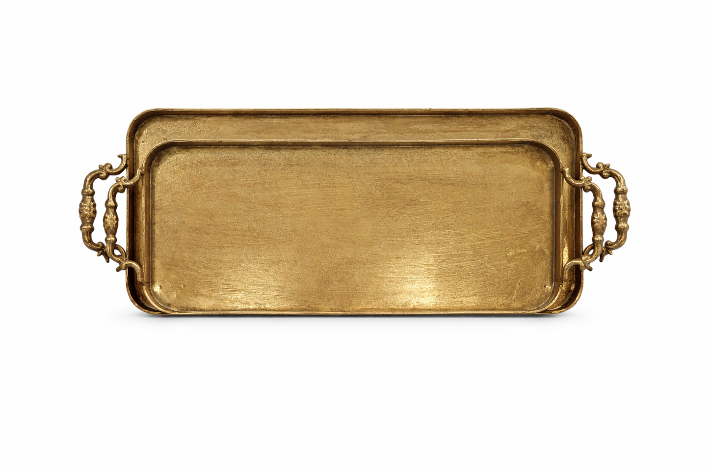 Amira Brass Tray Set