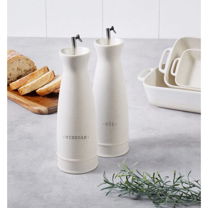 Darley Stoneware Oil and Vinegar Set