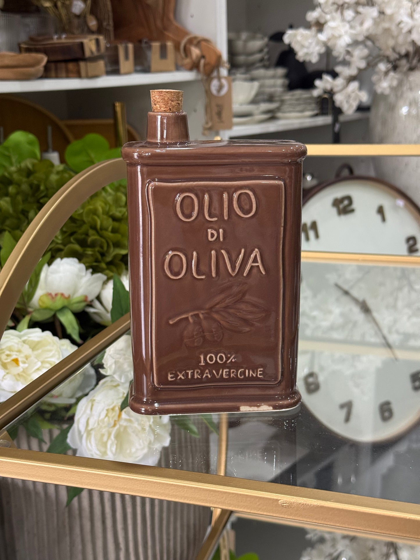 Cocoa Olive Oil Bottle