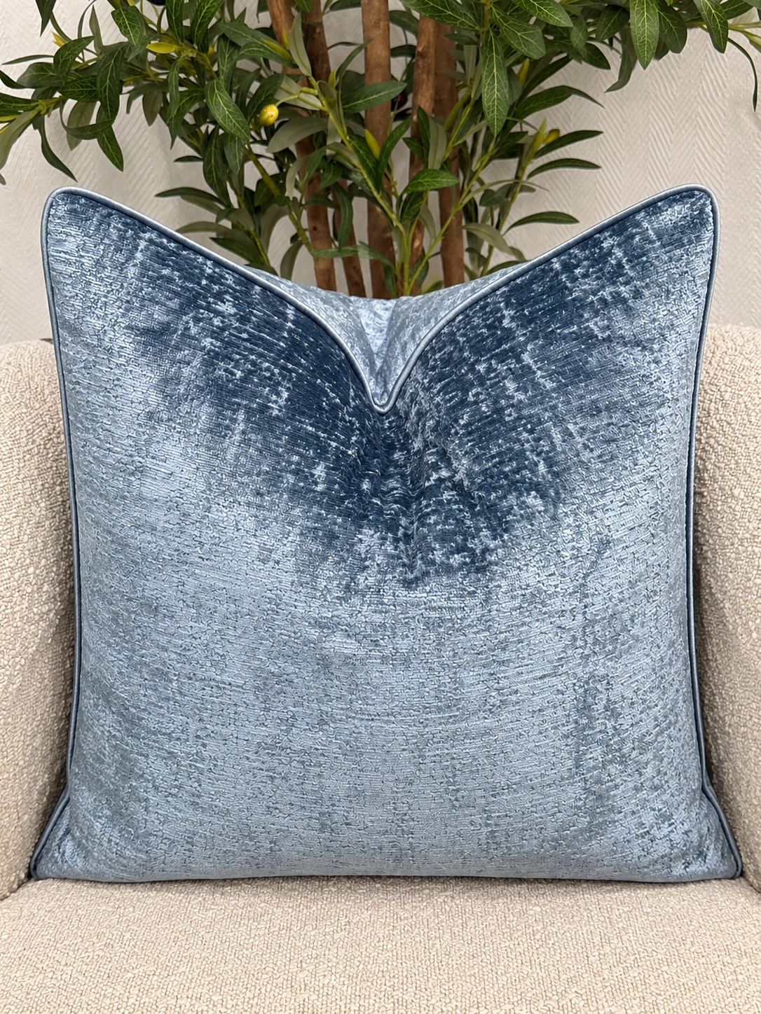 Azure Luxe Cushion