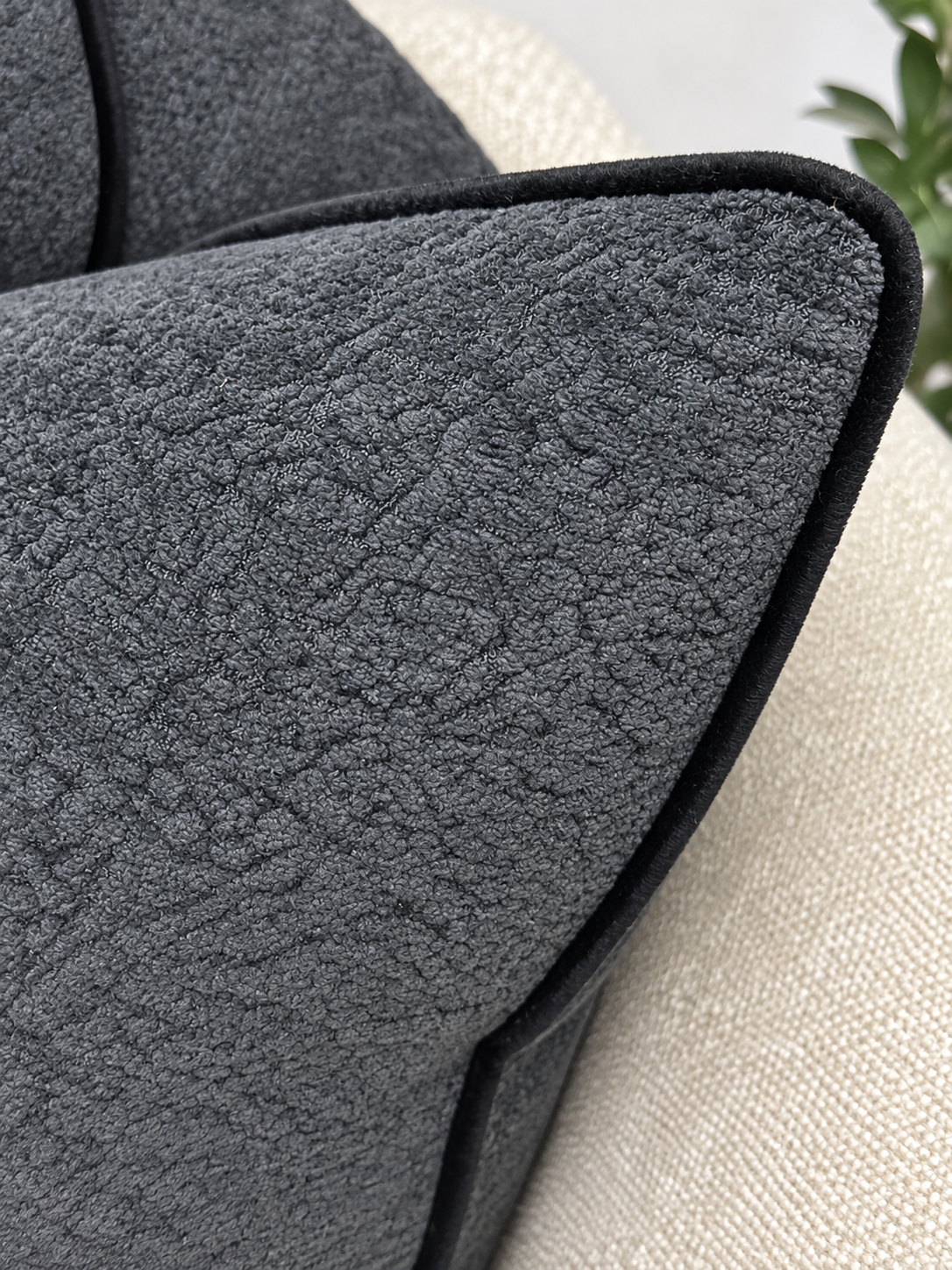 Ashford Charcoal Cushion