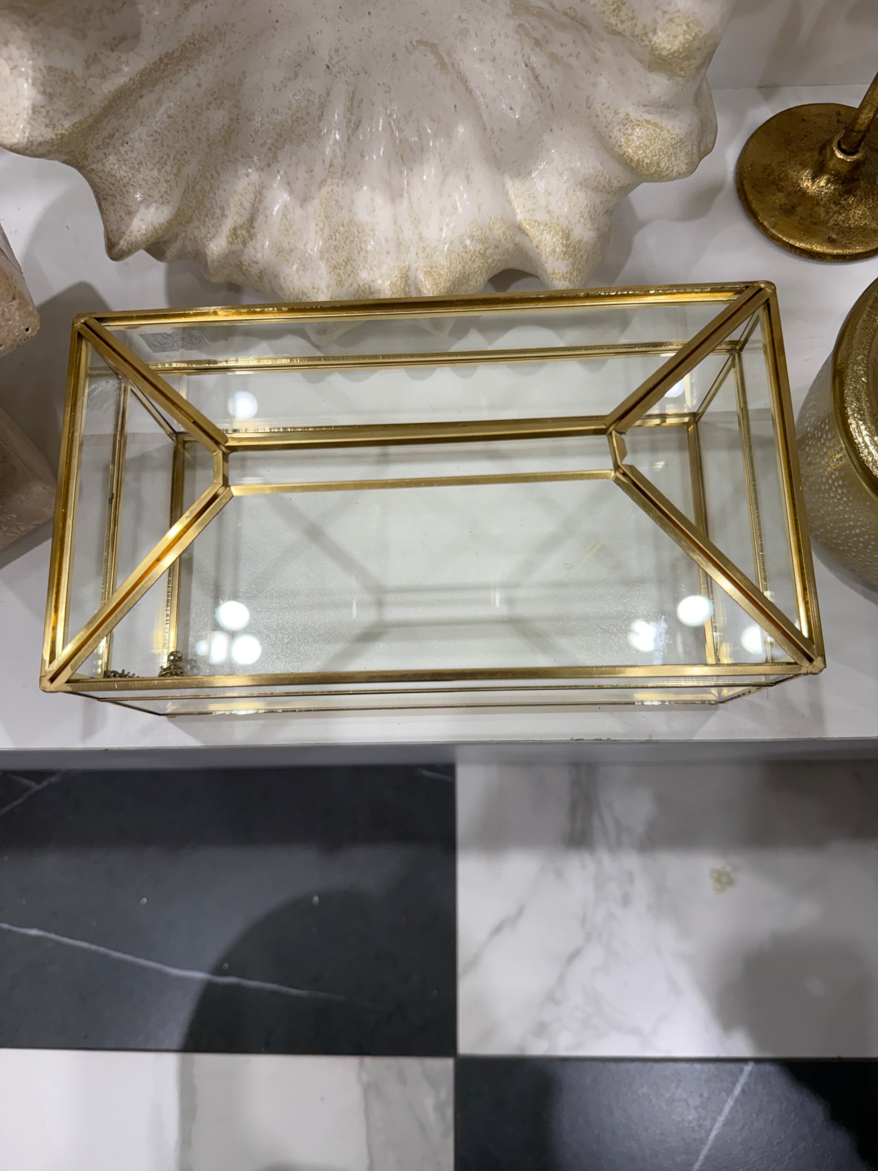 Luxe Glass Tissue Box