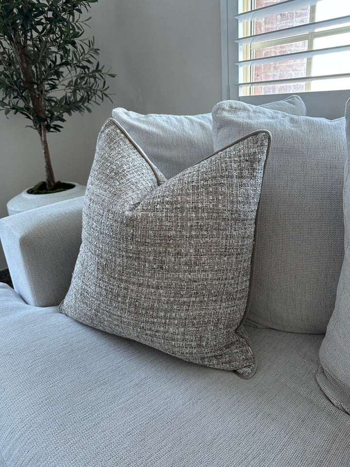 Stone Tweed Luxe Cushion