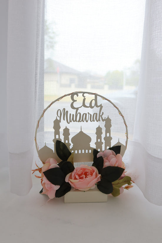 Eid/Ramadan Mubarak Floral Light Arch