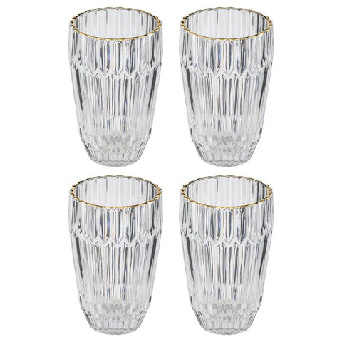 Set of 4 Amara Highball Tumblers