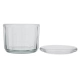 Eltham Glass Salt Jar with Scoop Clear