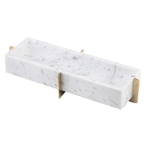 Luxuria Marble Decorative Tray with Stand