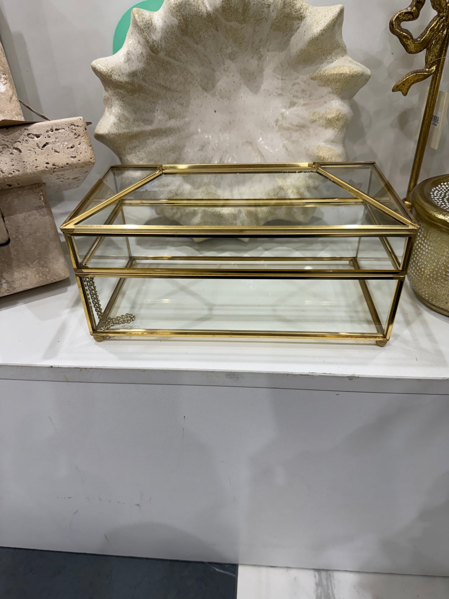 Luxe Glass Tissue Box