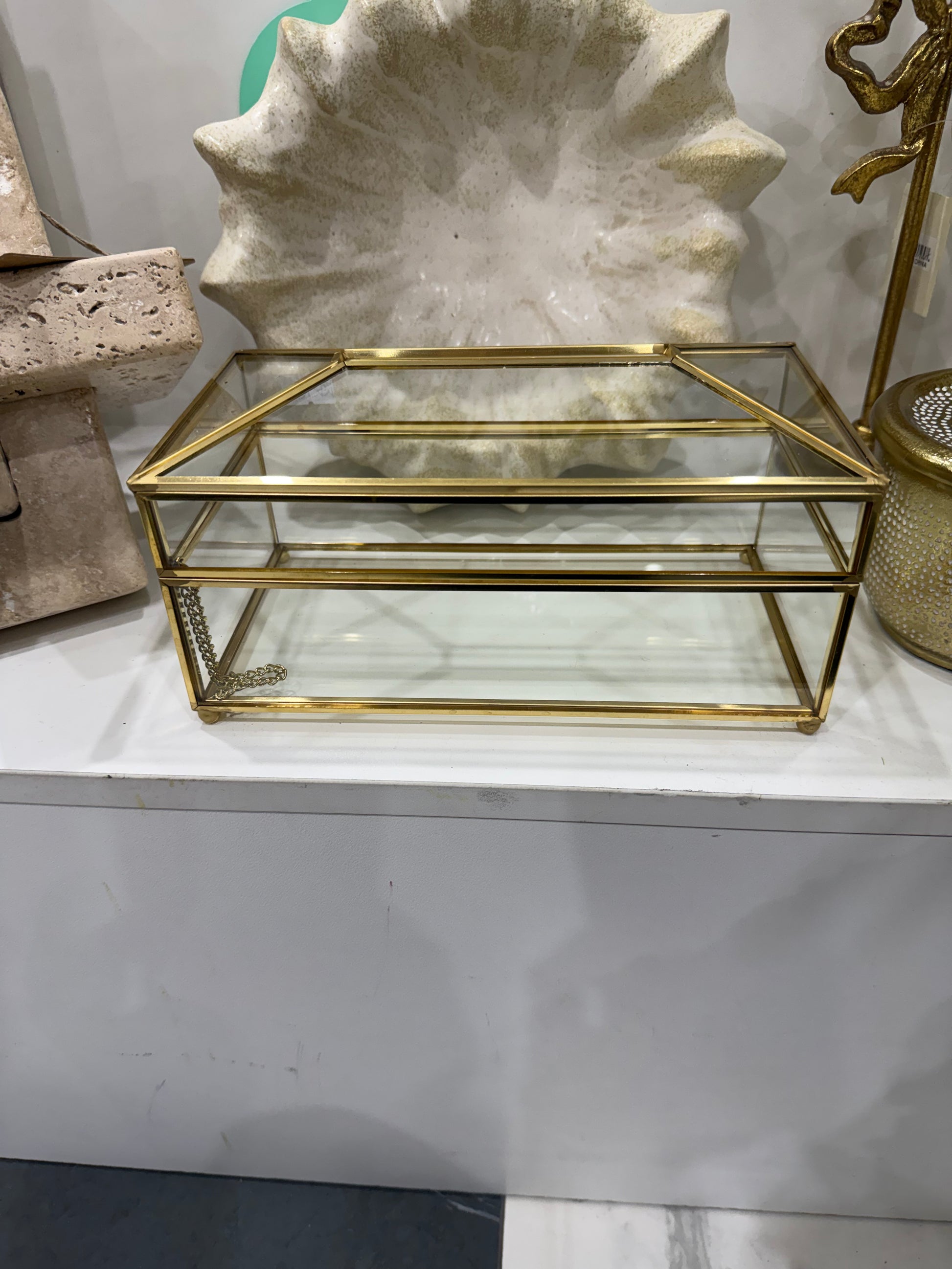 Luxe Glass Tissue Box