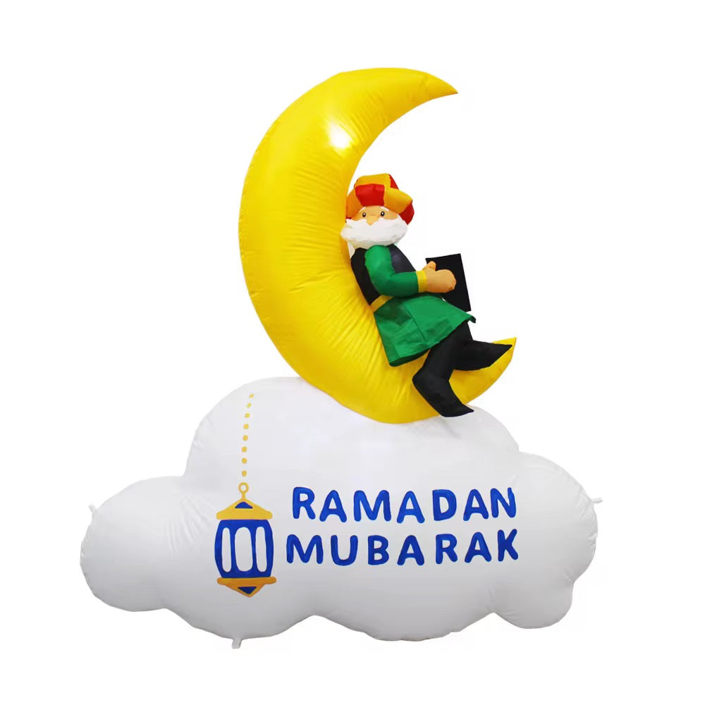 Ramadan Crescent Glow Inflatable