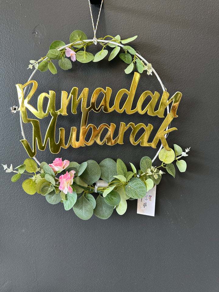 Ramadan Mubarak Floral Wreath