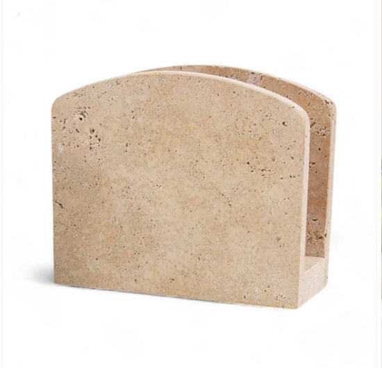 Travatine Napkin Holder