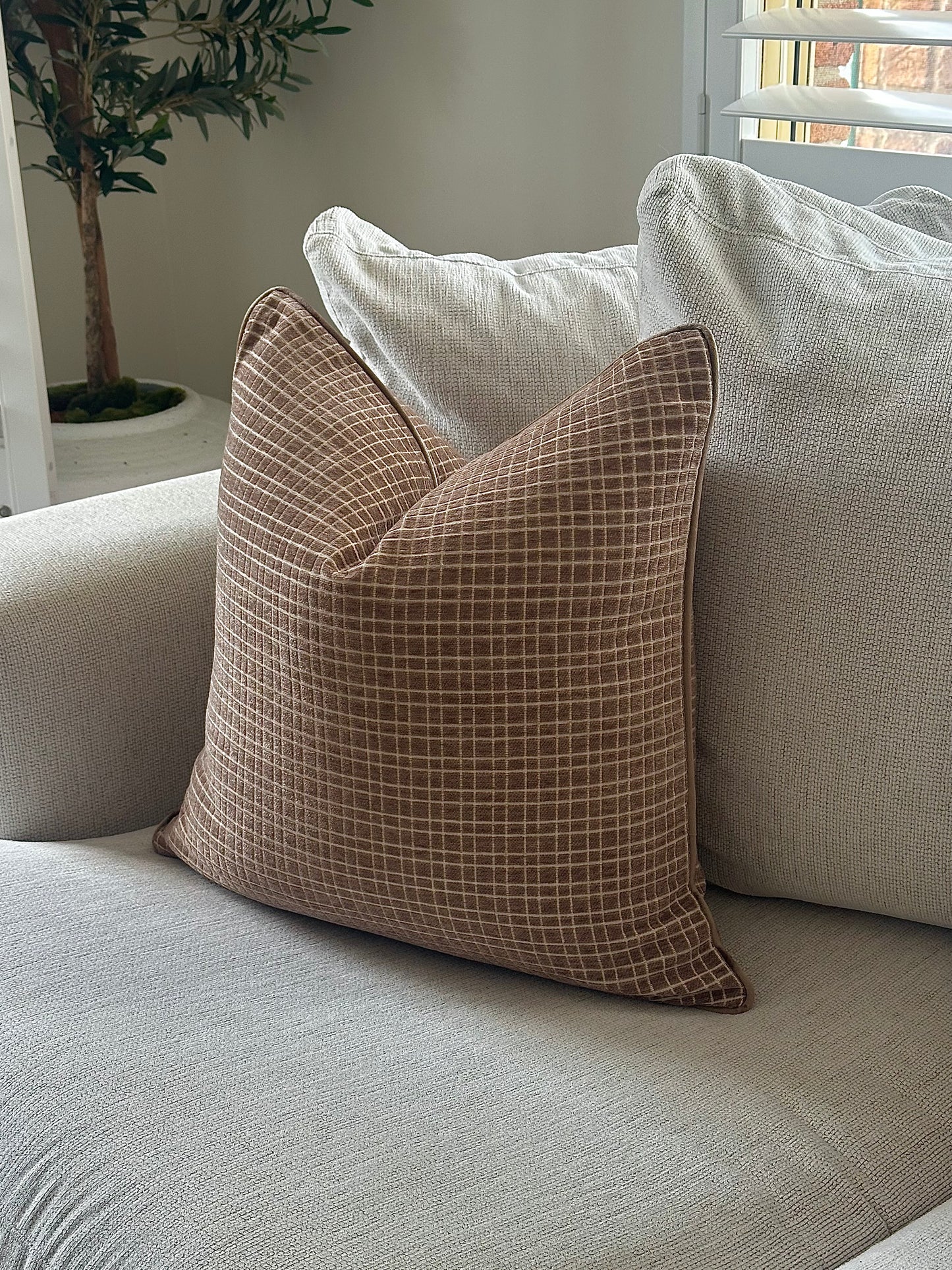 Monarch Mocha Cushion