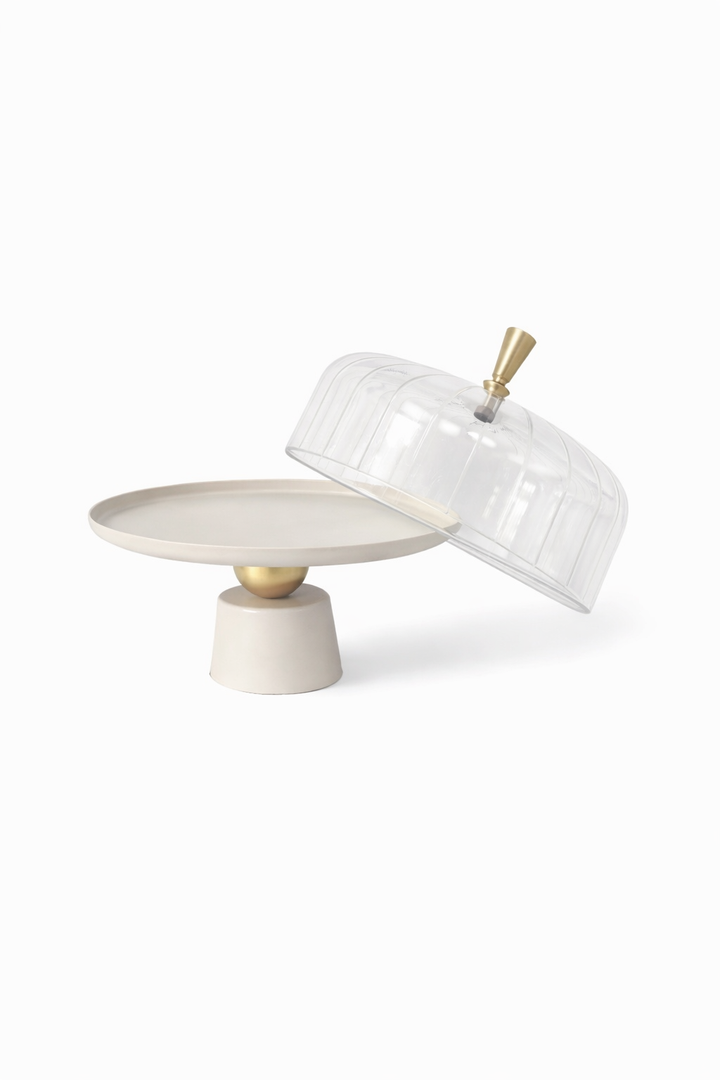 Zahra Glass Dome Cake Stand