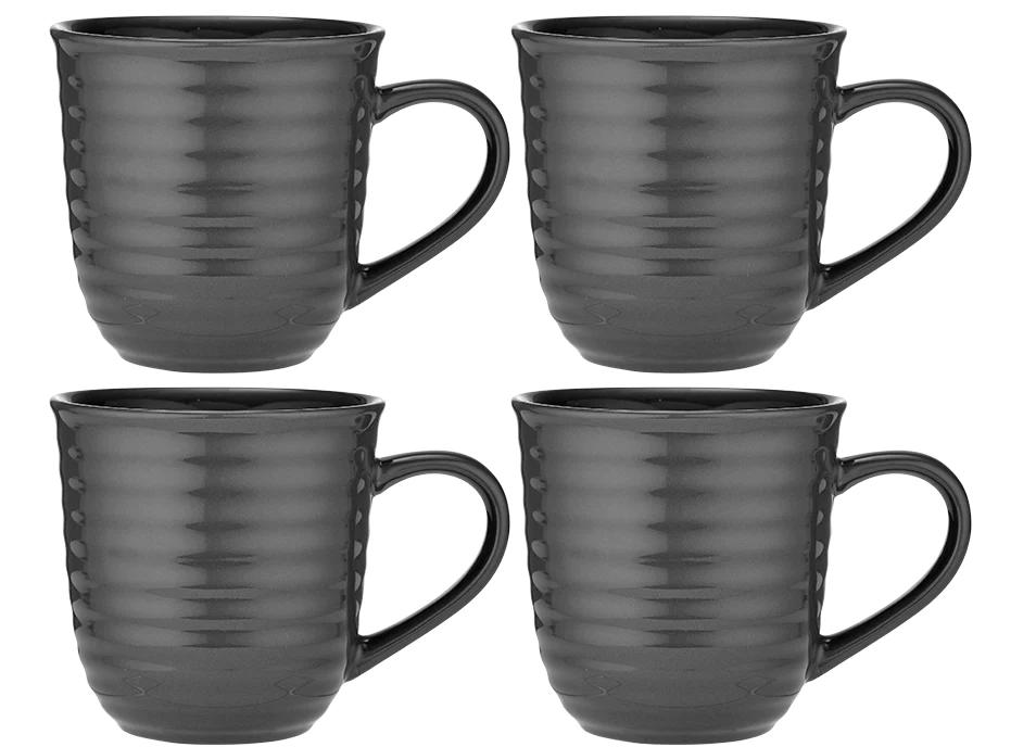 Ribbed design mugs