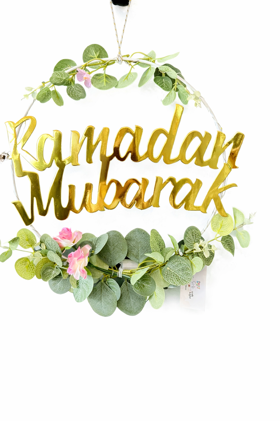 Ramadan Mubarak Floral Wreath