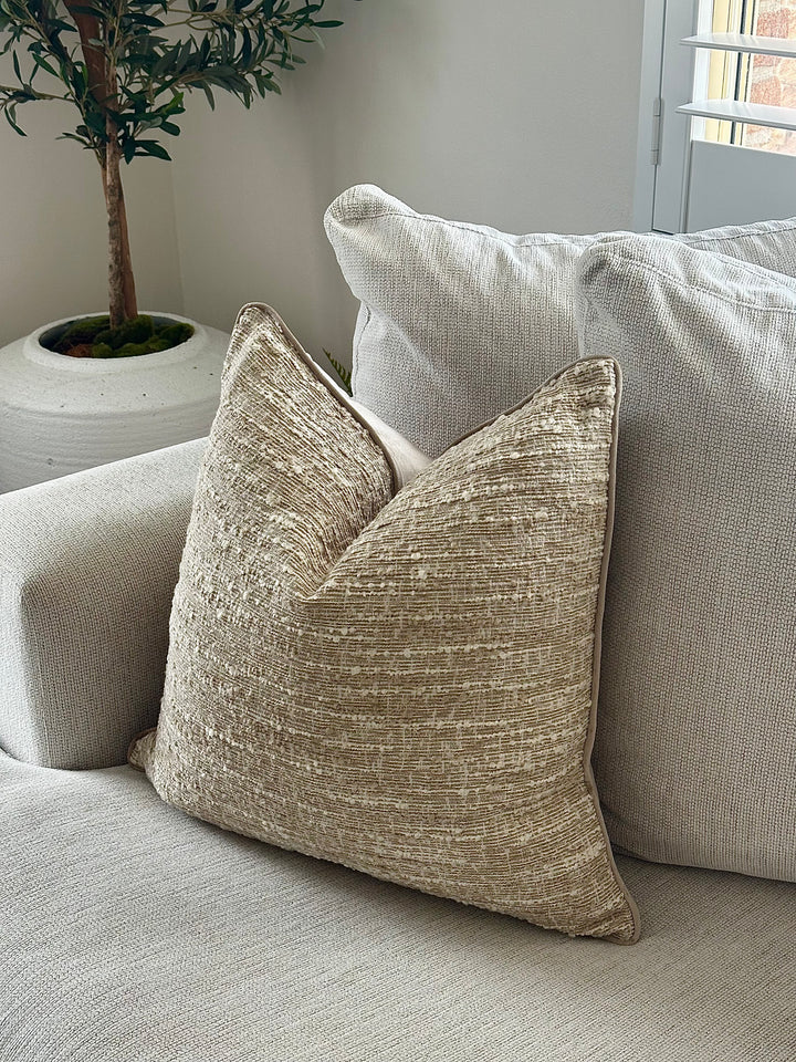 Ecru Luxe Cushion