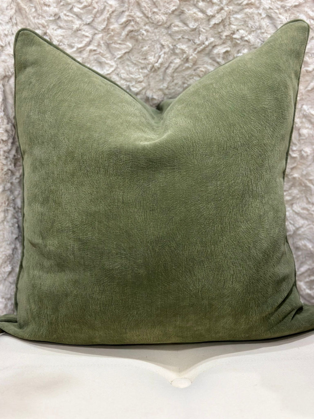 Moss green cushion