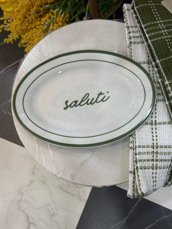 Saluti Oval Serving Bowl