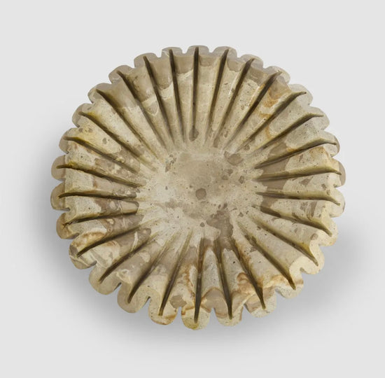 Butterscotch Wave Marble Bowl