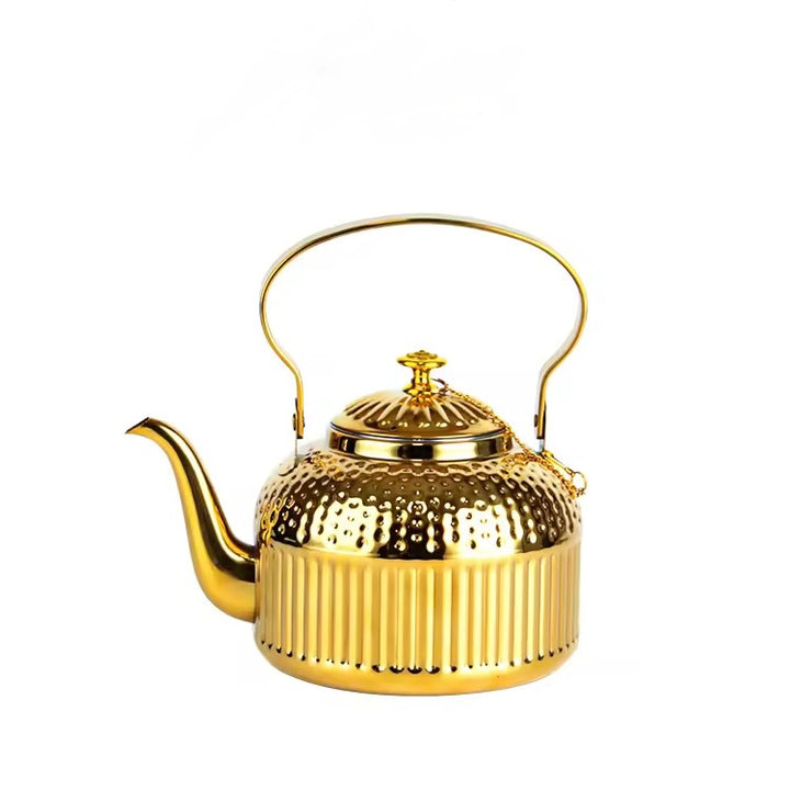 Hammered Gold Teapot with Infuser