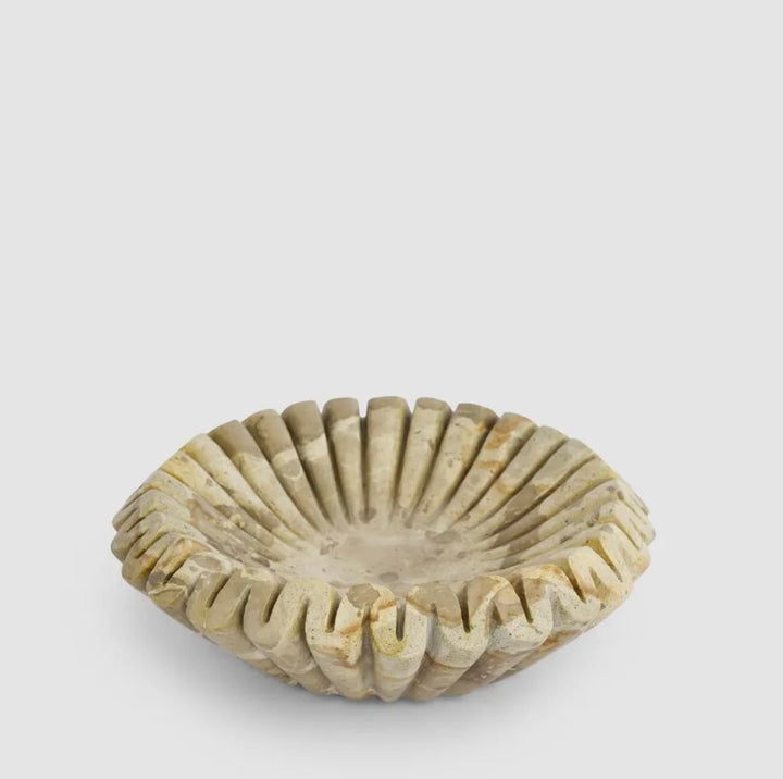Butterscotch Wave Marble Bowl