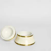 SUKI BRASS BOX MEDIUM WHITE