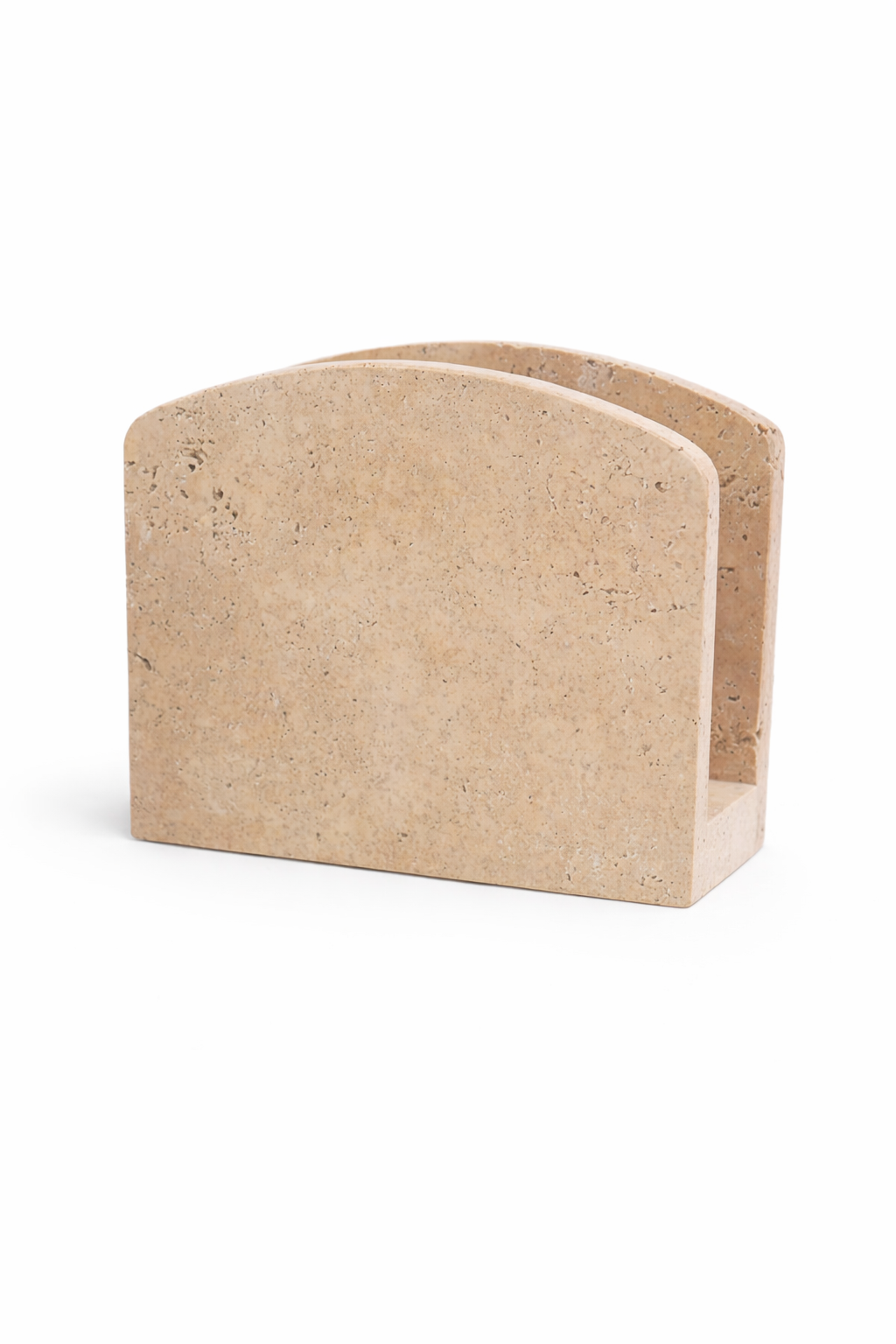 Sienna Travertine Napkin Holder