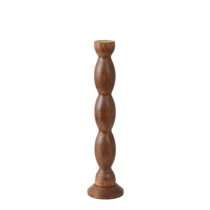 Sienna Wooden Candle Holder Small