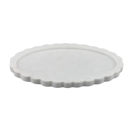 Florence Marble Tray White