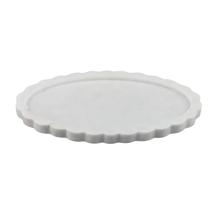 Florence Marble Tray White