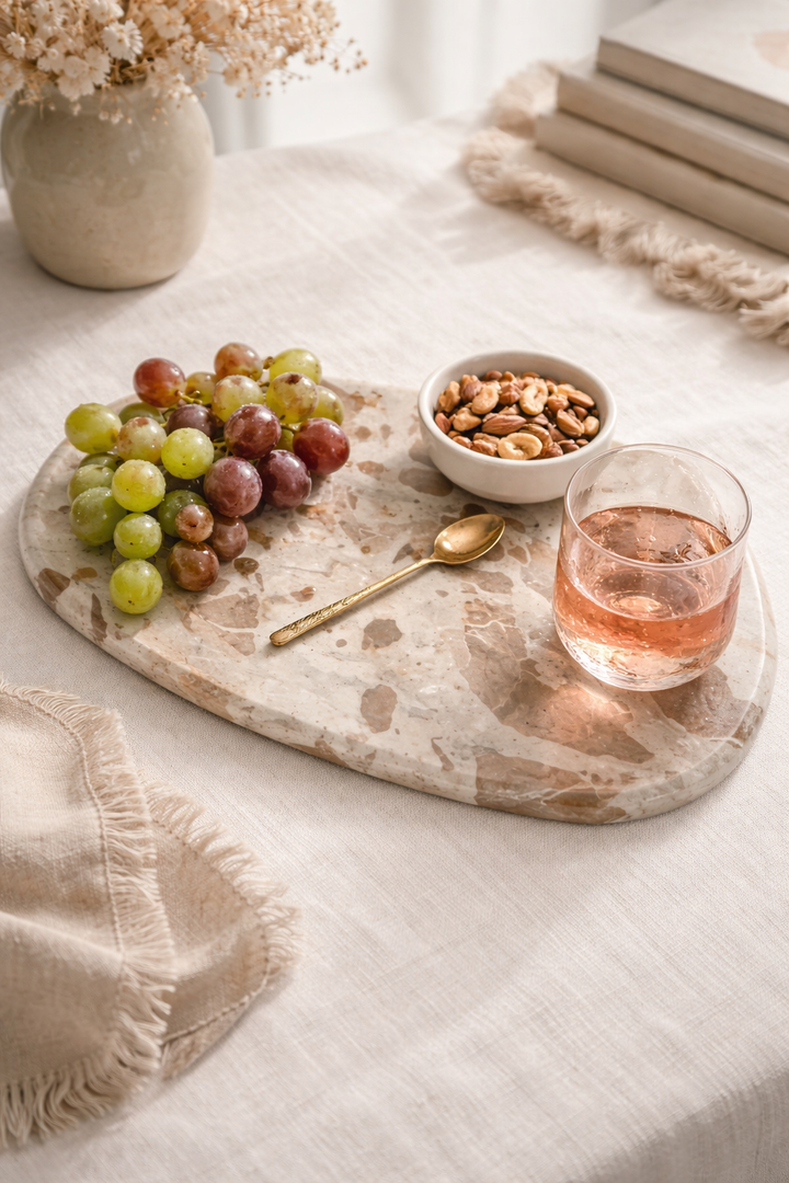 Xena Marble Serving Board Small