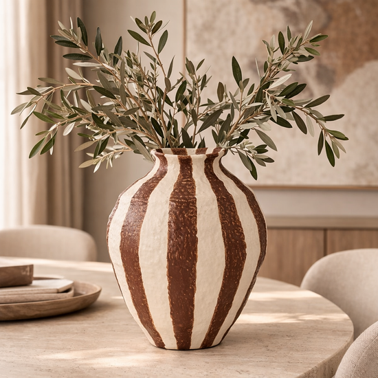 Rayas Ceramic Vase
