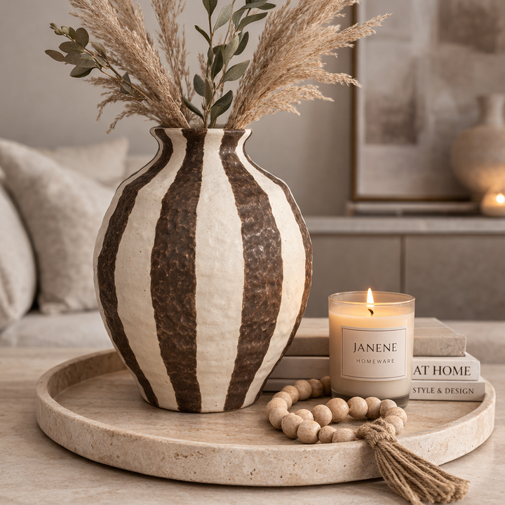 Rayas Ceramic Vase