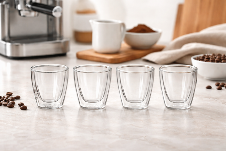 Vetro S/4 D/Wall Esspresso Glass