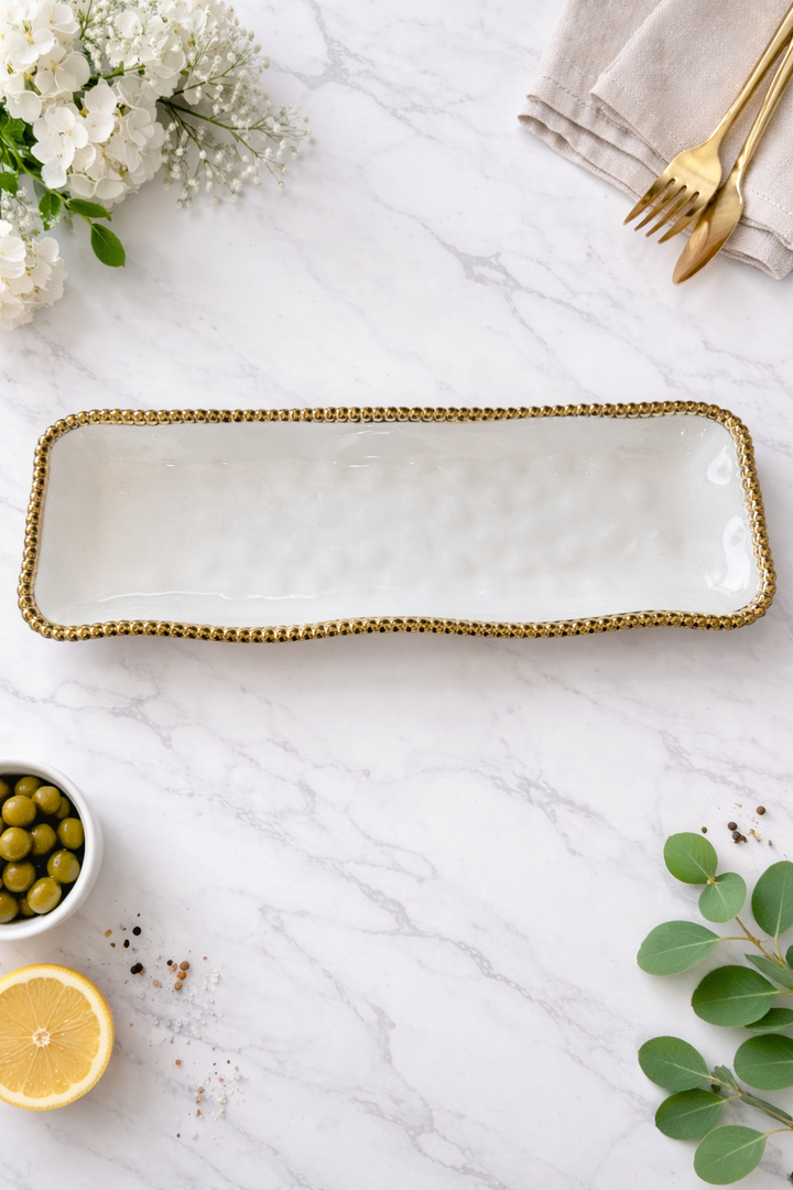 Golden Pearl Platter