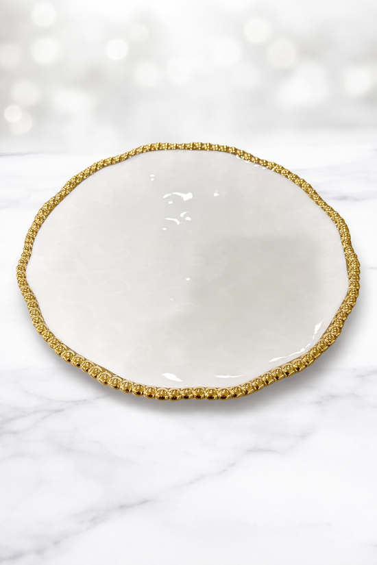 Golden Pearl Dinner Plate