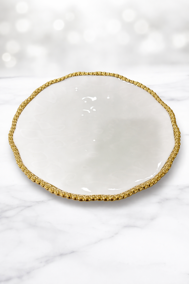 Golden Pearl Dinner Plate