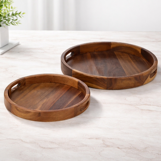 Amira Acacia Tray Set