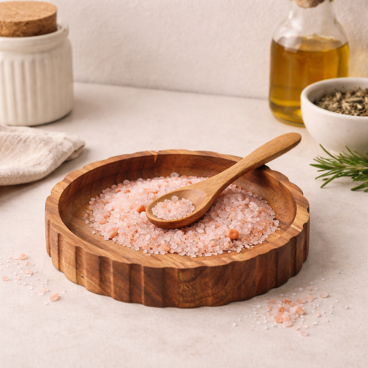 Nara Wooden Spice Dish & Spoon