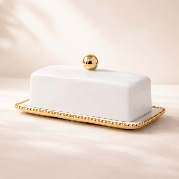 Luxe Pearl Butter Dish