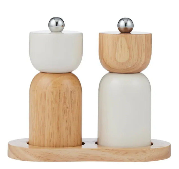 ETTA IVORY SALT & PEPPER SET