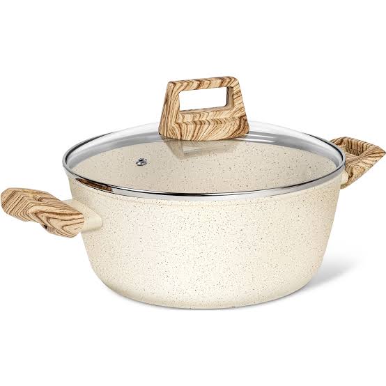 Nonstick 3 piece cooking pot set