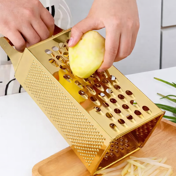 Gold Stainless Steel Box Grater