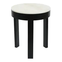 Oliver Marble Side Table - Small Black